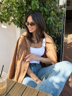 Blaine Fringe Suede Jacket