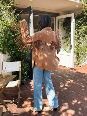 Blaine Fringe Suede Jacket