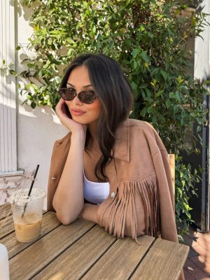 Blaine Fringe Suede Jacket