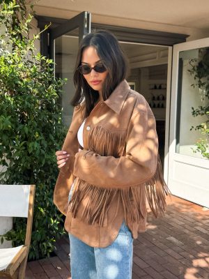 Blaine Fringe Suede Jacket