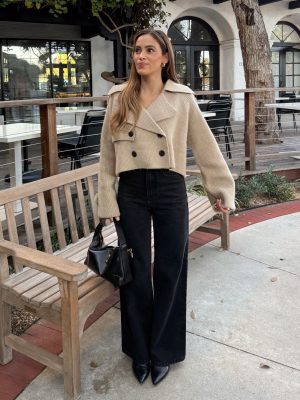 Townes Cropped Sweater Jacket