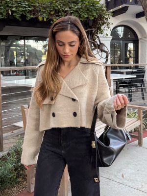Townes Cropped Sweater Jacket
